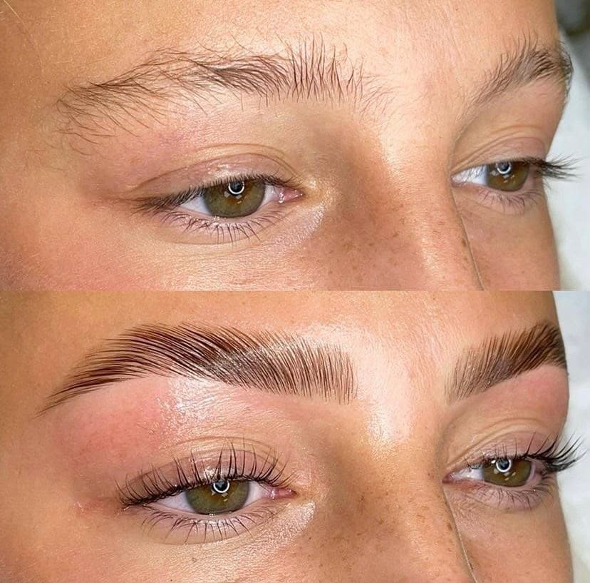 Lash Lift before and after